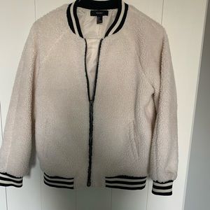 Forever 21 faux Sherpa bomber jacket